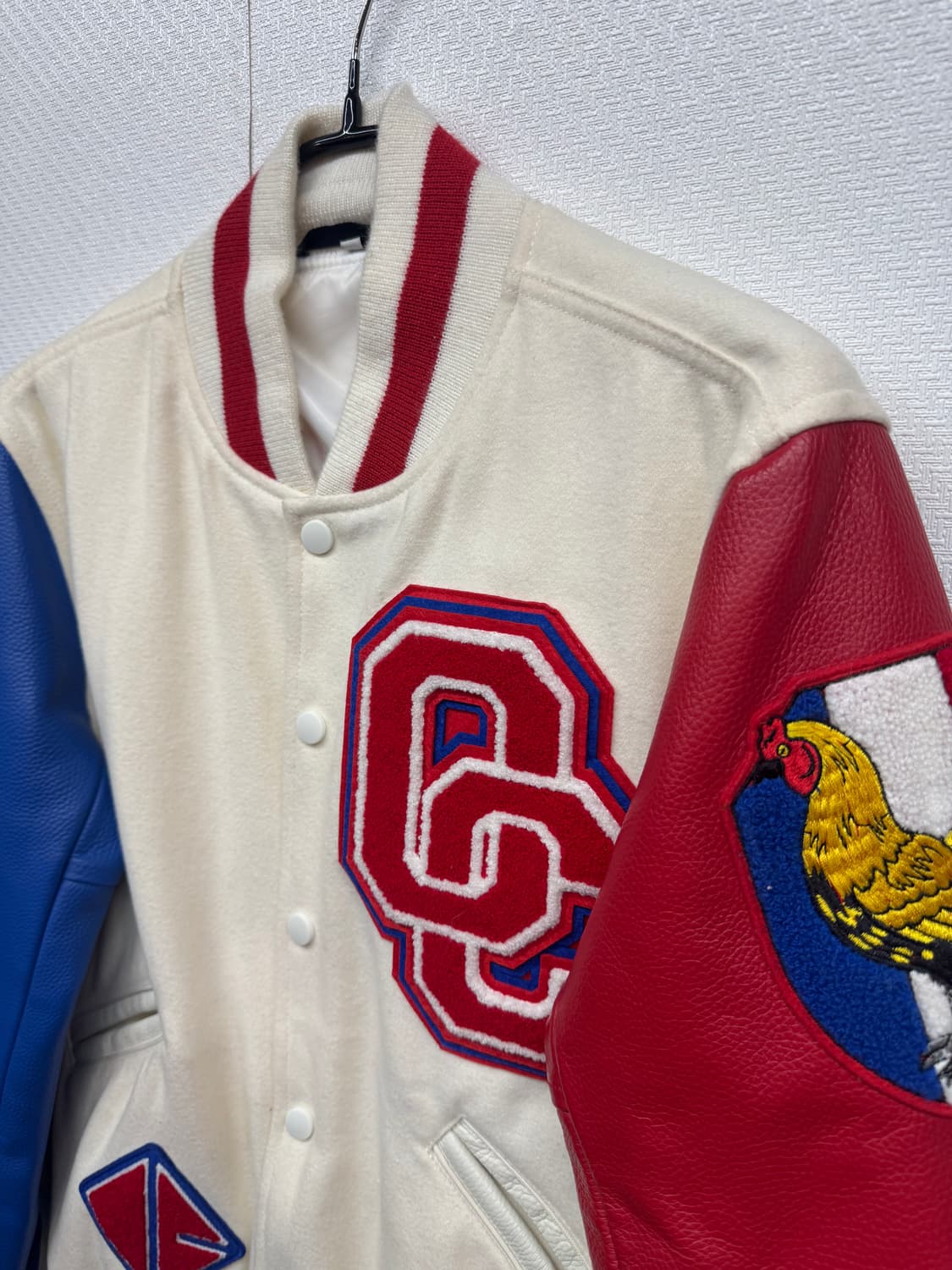 오프닝세러모니 빈티지 레더 바시티 자켓XS(M) 상품이미지2