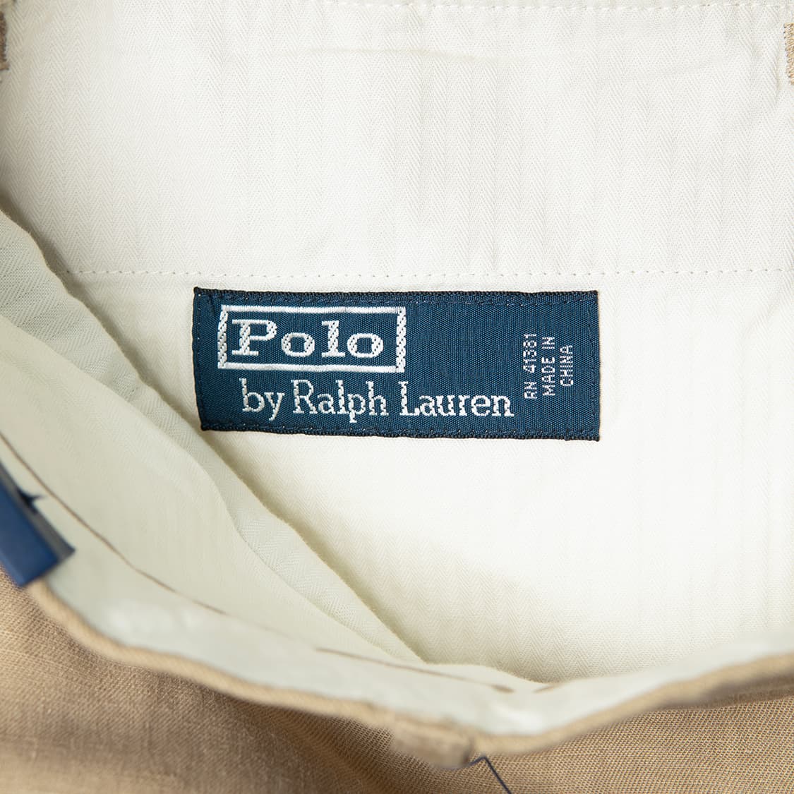 [34] 00s 폴로 랄프로렌 리넨 실크 트라우져 데드스탁  상품이미지10