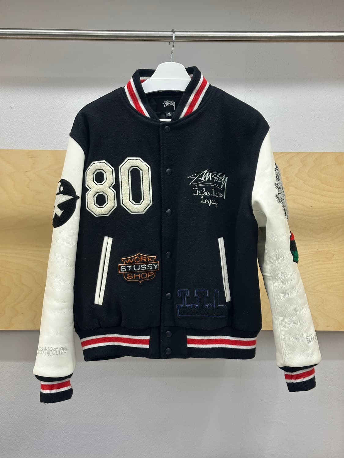 [M] 스투시 아워레가시 데님티어스 바시티 상품이미지1