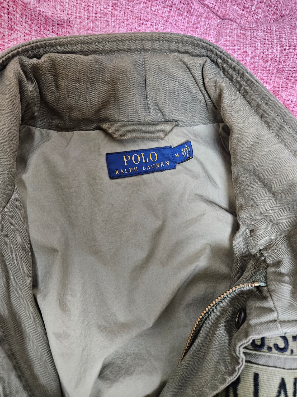 [M사이즈] 폴로 랄프로렌 M65 해골 야상 상품이미지4