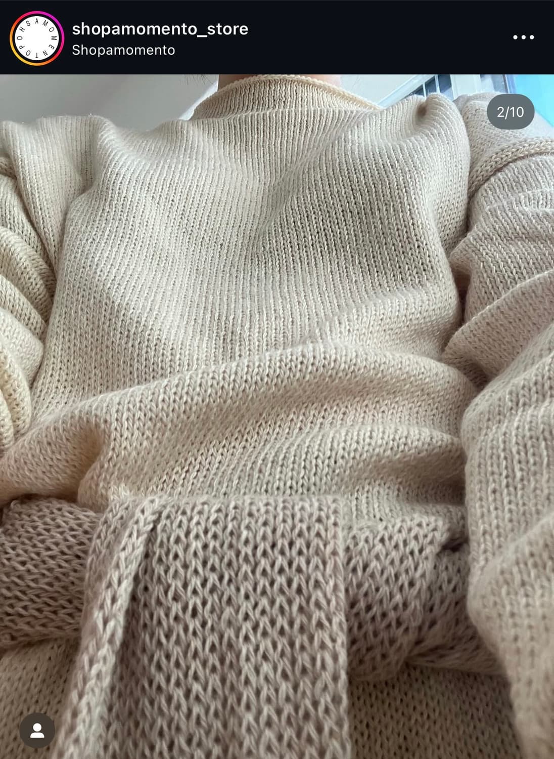 NIDO 25PS Simple Turtleneck Dress, Ecru 상품이미지1