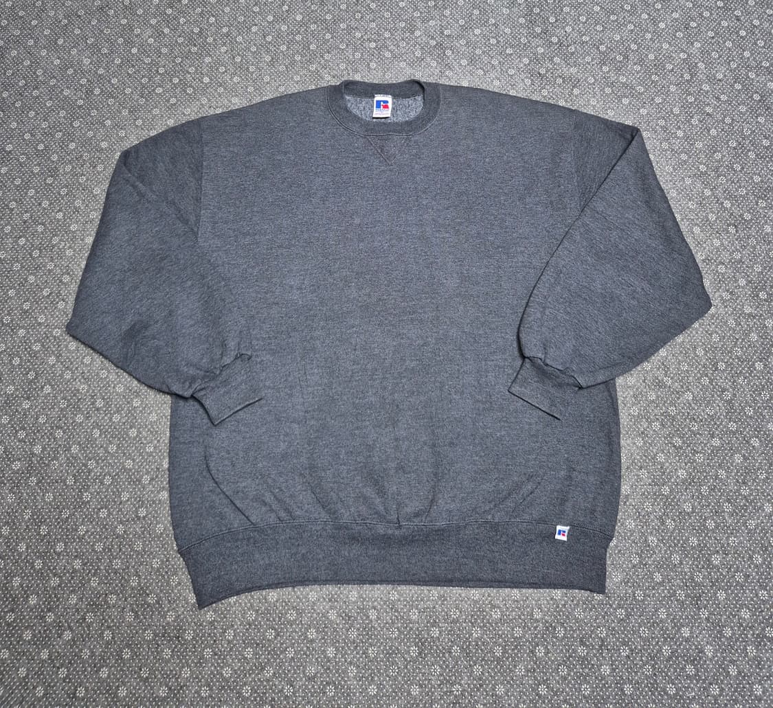 [XL] 90s US Made 러셀 다크그레이 스웻 -3 상품이미지1