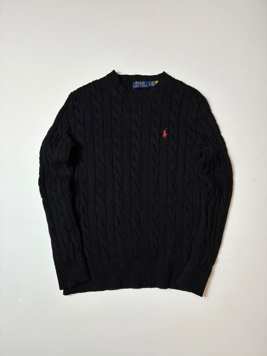 폴로 랄프로렌 큐알 신형 꽈배기 코튼 니트 PN8263 상품이미지1