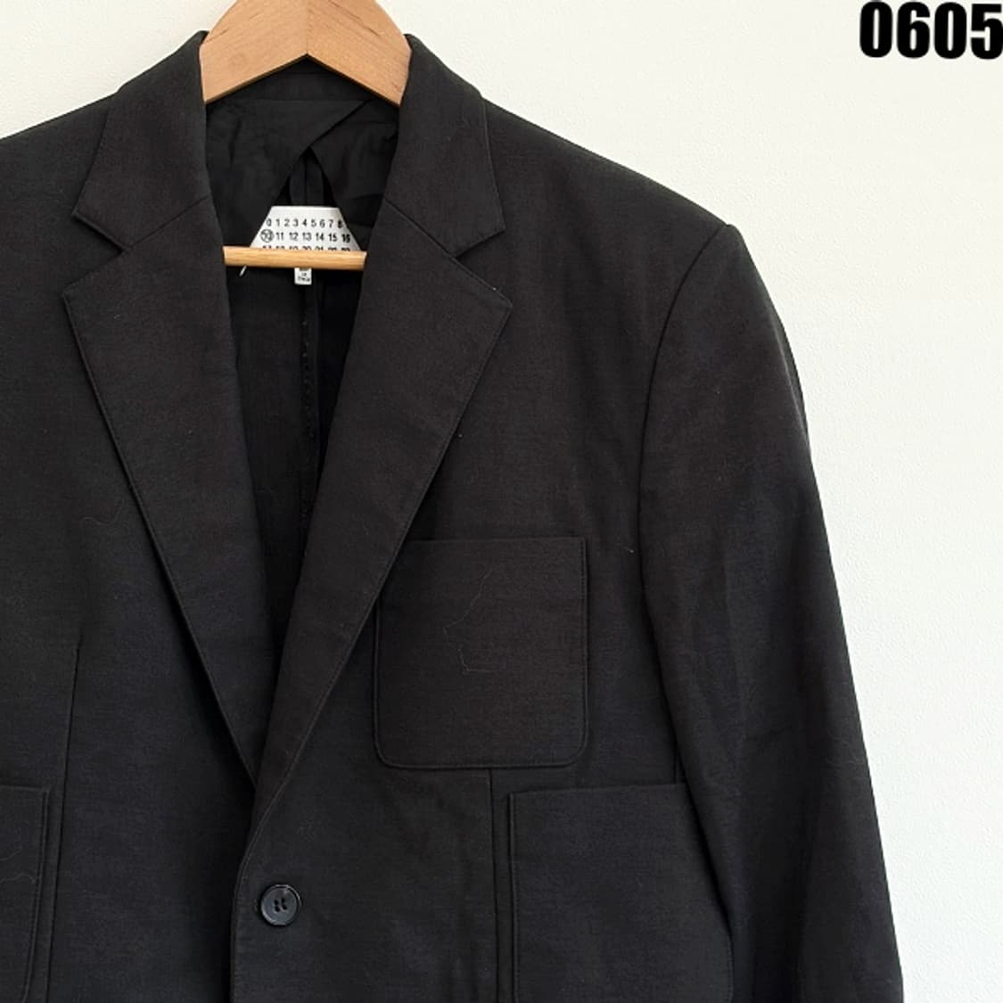 메종 마르지엘라 포켓 티데일 블랙 블레이저 자켓 S 0605 상품이미지2
