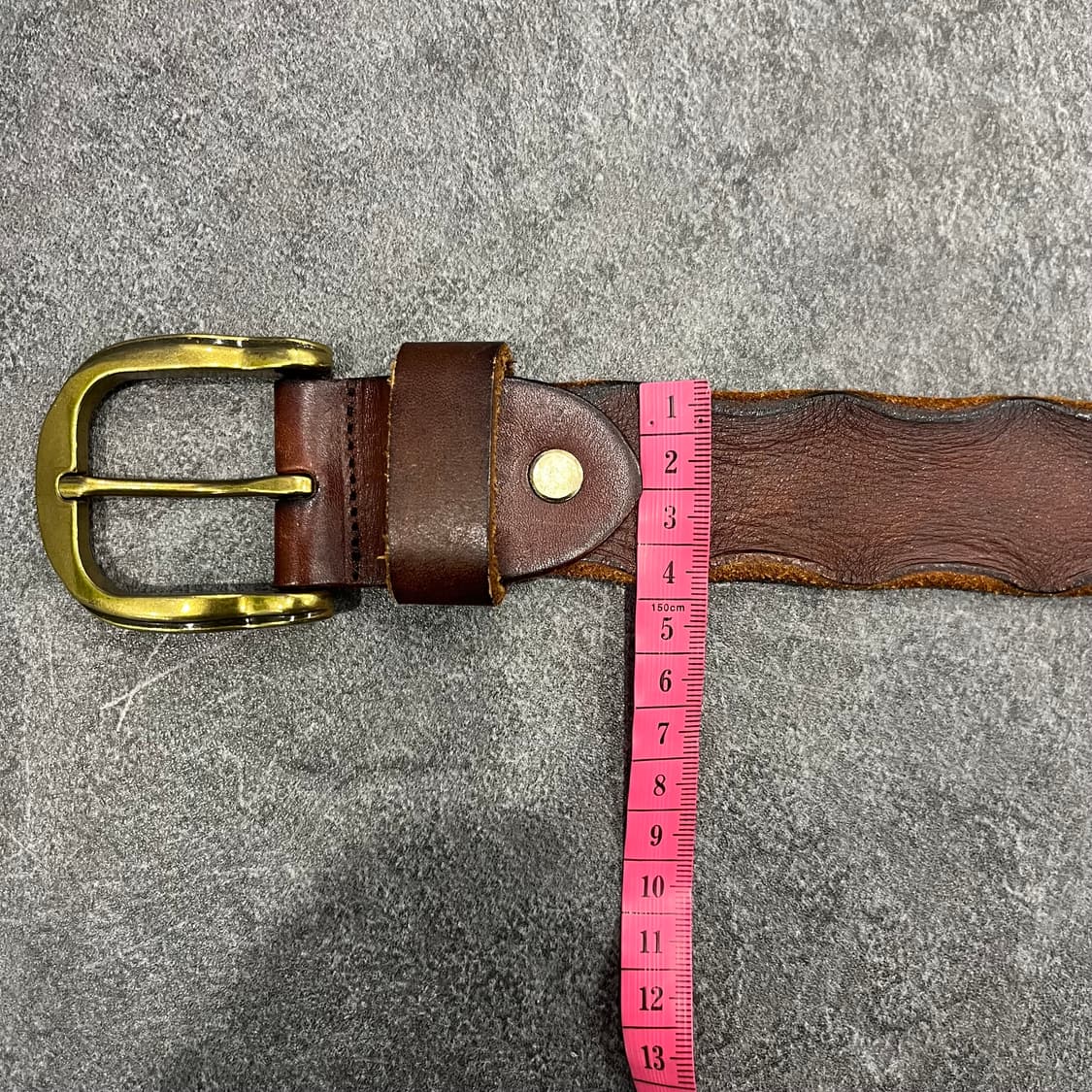 빈티지 소가죽 신주 벨트 상품이미지6