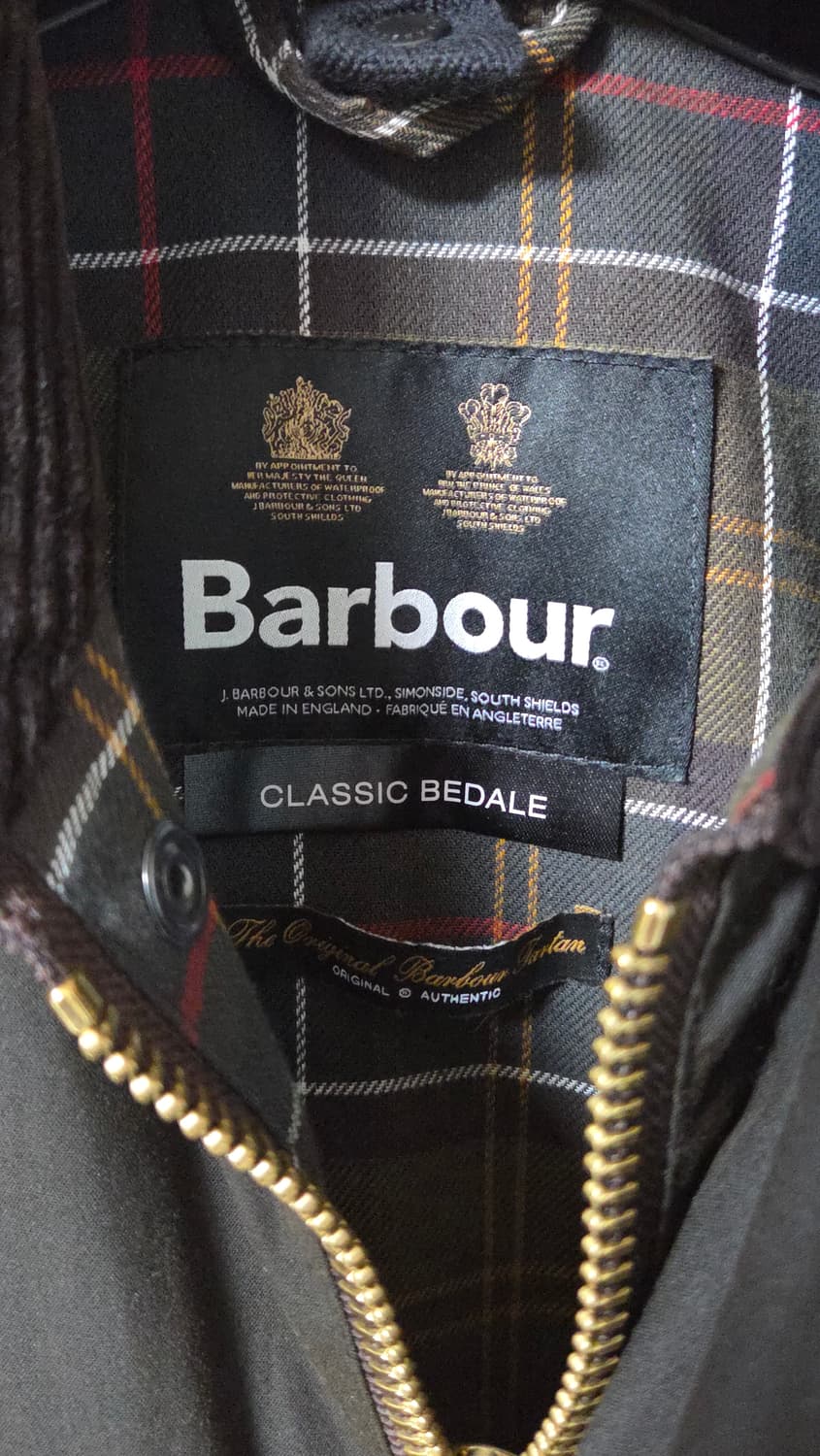 (착샷) 바버 Barbour 클래식 비데일 왁스 자켓 상품이미지4