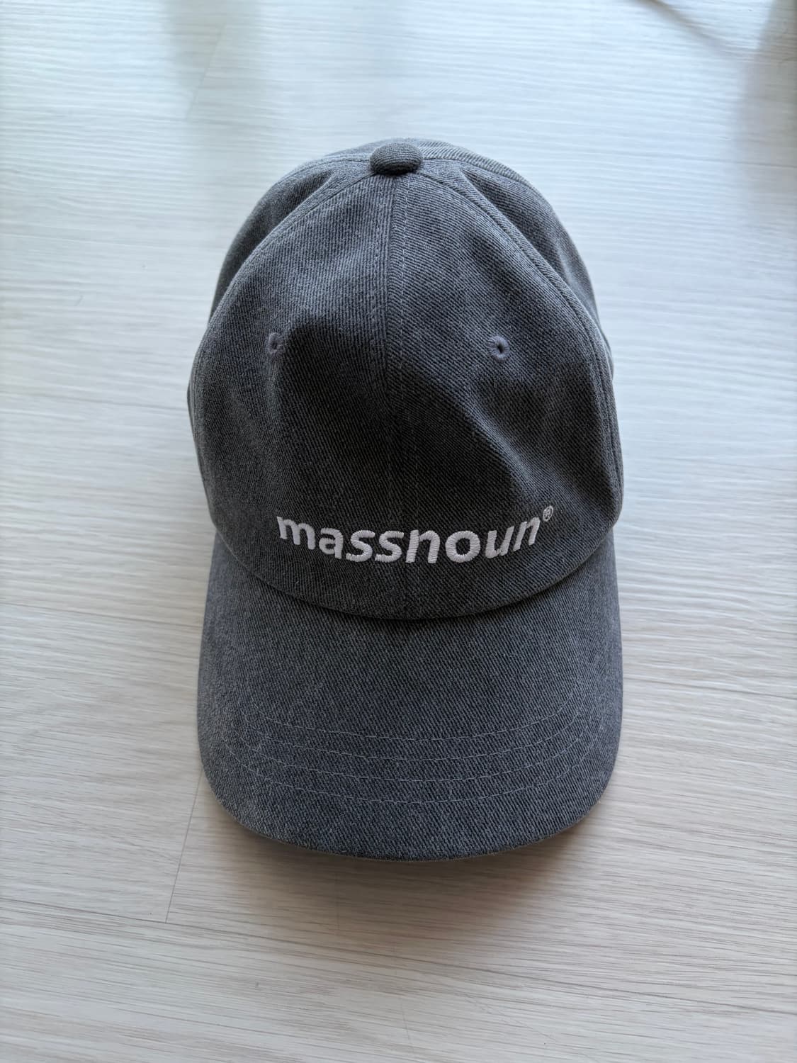 매스노운 피그먼트 볼캡 - 차콜 상품이미지1