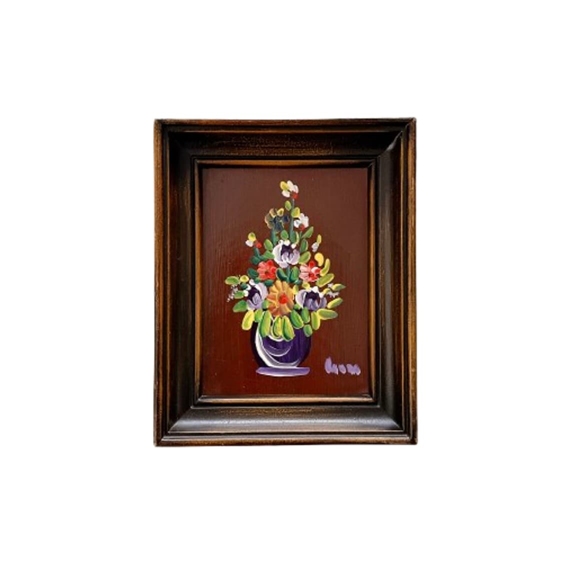 앤틱 이태리 핸드페인트 미니 액자 상품이미지1