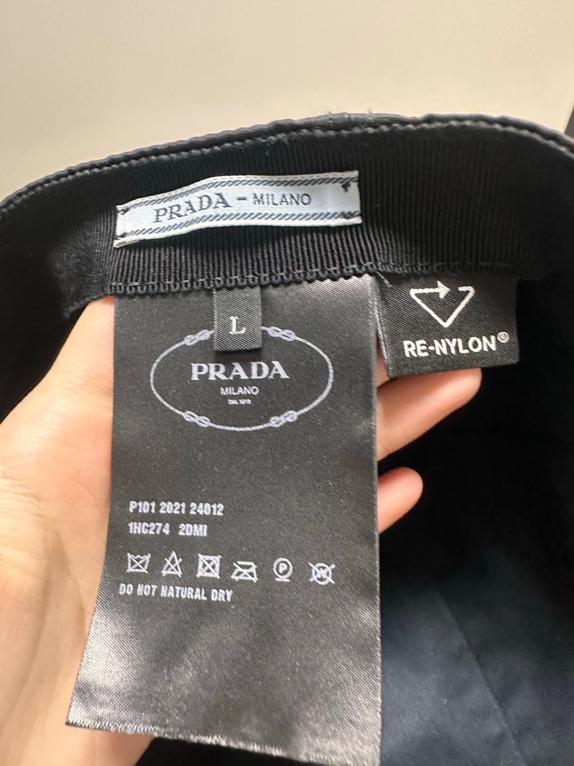 프라다 리나일론 볼캡 L 상품이미지4