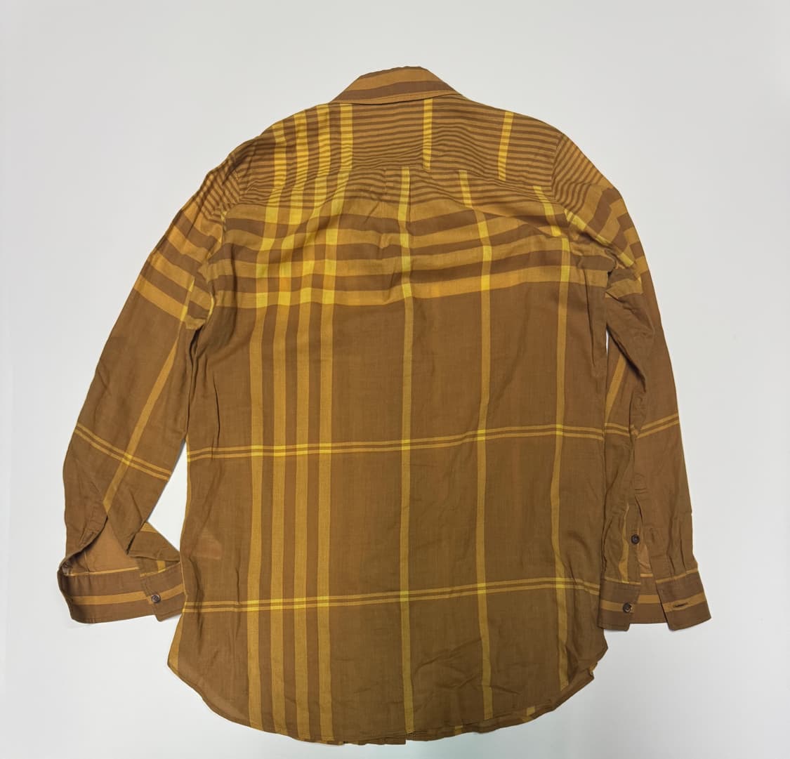 빈폴 브라운 체크 긴팔 셔츠 M 상품이미지2