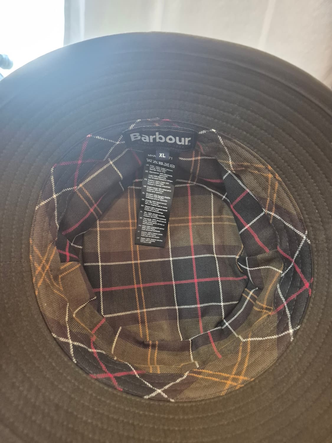 바버 왁스 버킷햇 xl 사이즈 + 뱃지 새상품 상품이미지3