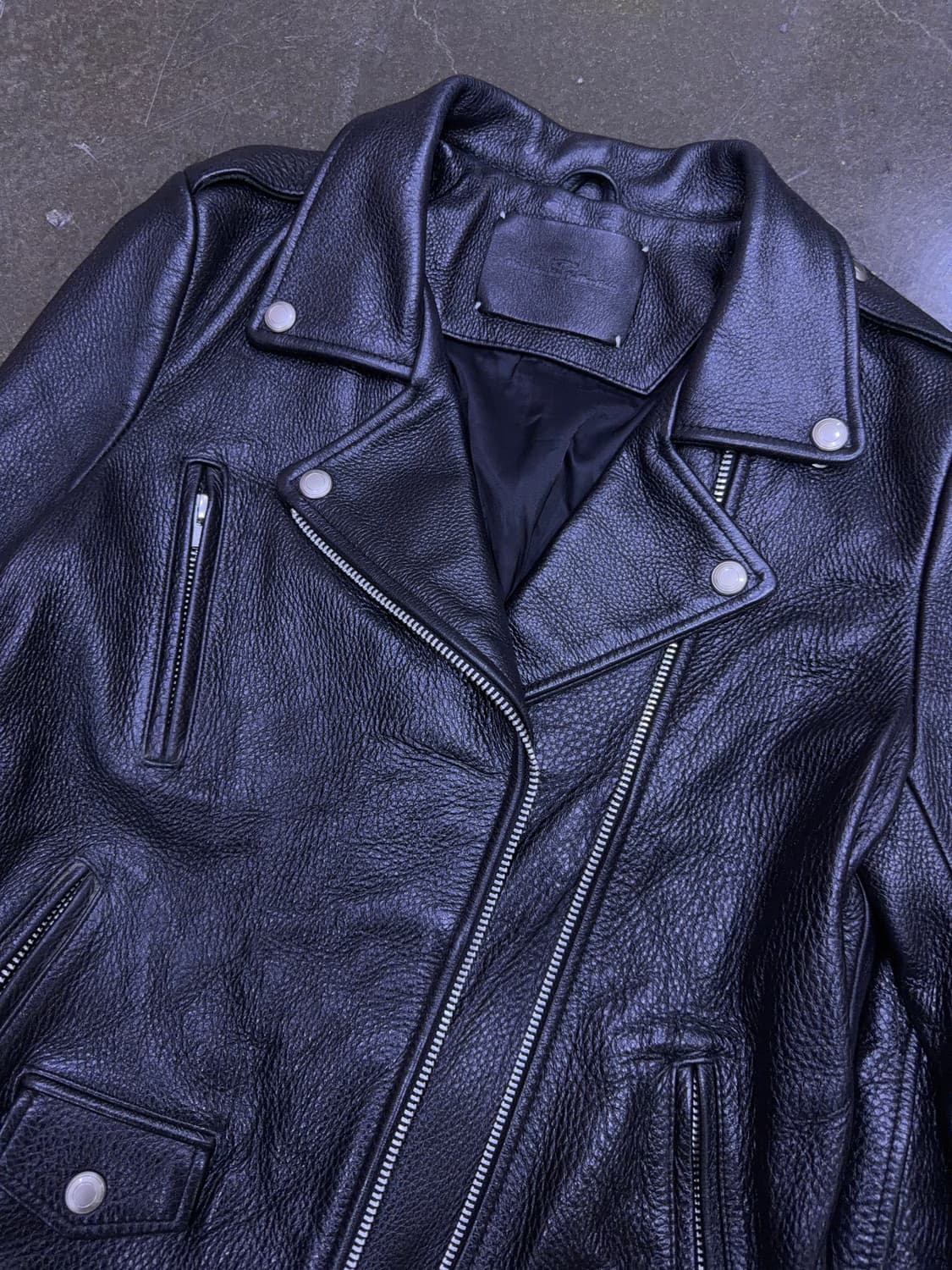 비바스튜디오 우먼스 더블 레더 라이더자켓 L 상품이미지3