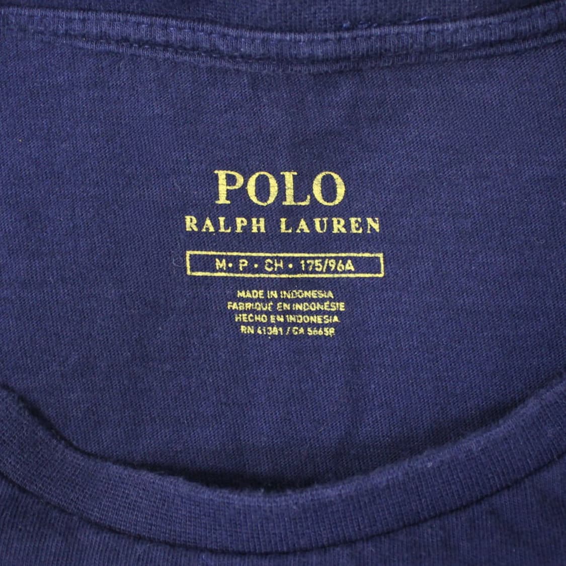 Polo 폴로 랄프로렌 네이비 라운드 반팔 상품이미지3