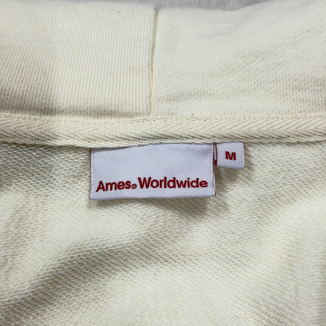 아메스 월드와이드 베이직 로고 2WAY 후드집업 M 상품이미지3