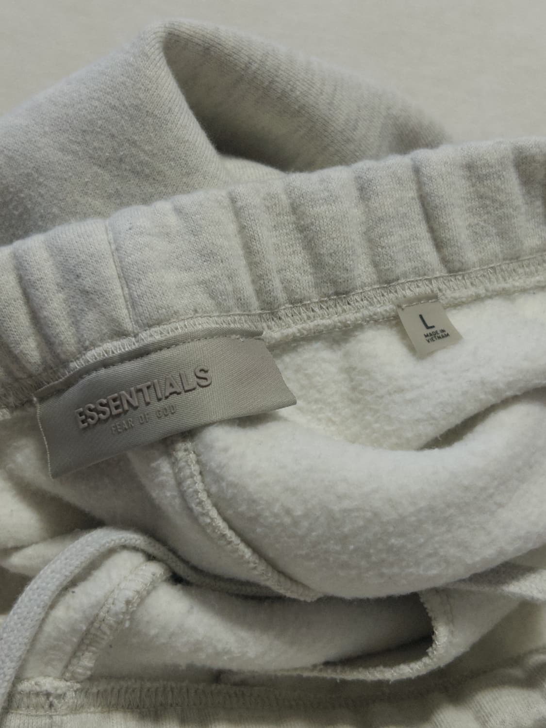 피오갓 에센셜 더 코어 컬렉션 라이트 오트밀 후드 / 팬츠 세트 상품이미지7