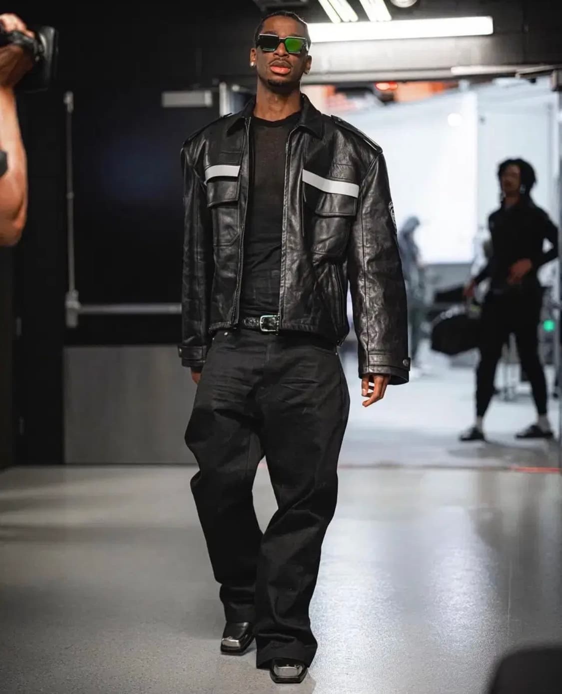 [2]발렌시아가 유니폼 레더 자켓 상품이미지2