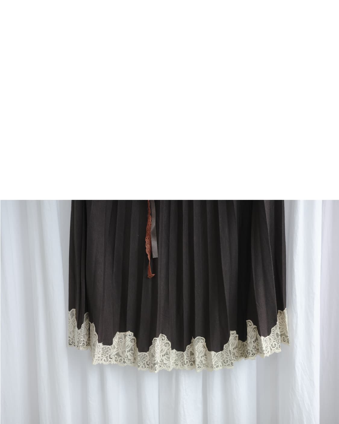 Clef de sol lace skirt 상품이미지4