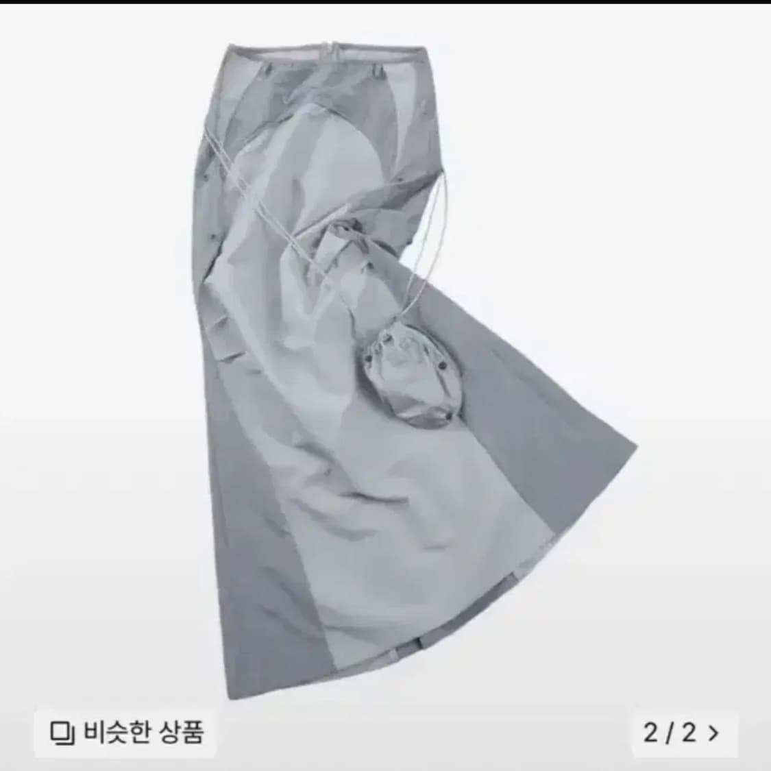 오호스 포켓 백 롱스커트 상품이미지2