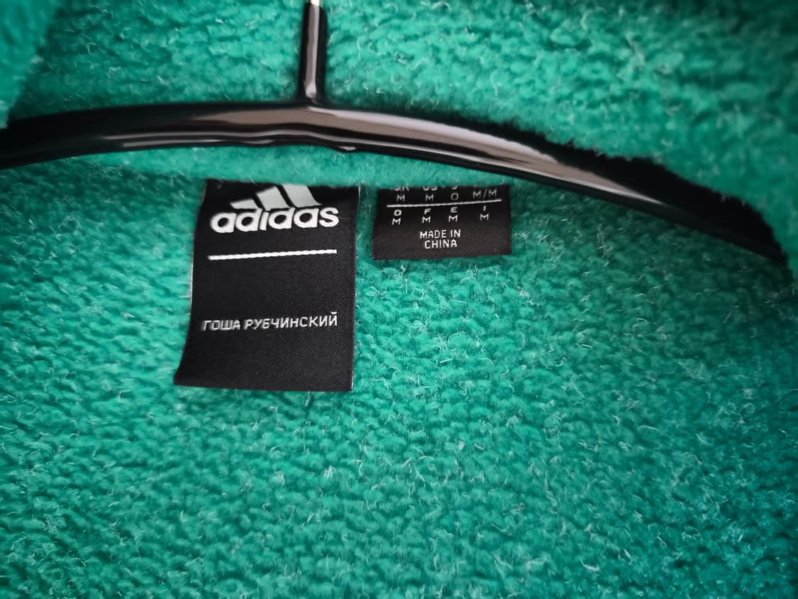 [M] 고샤루브친스키x아디다스 후리스 그린 상품이미지3