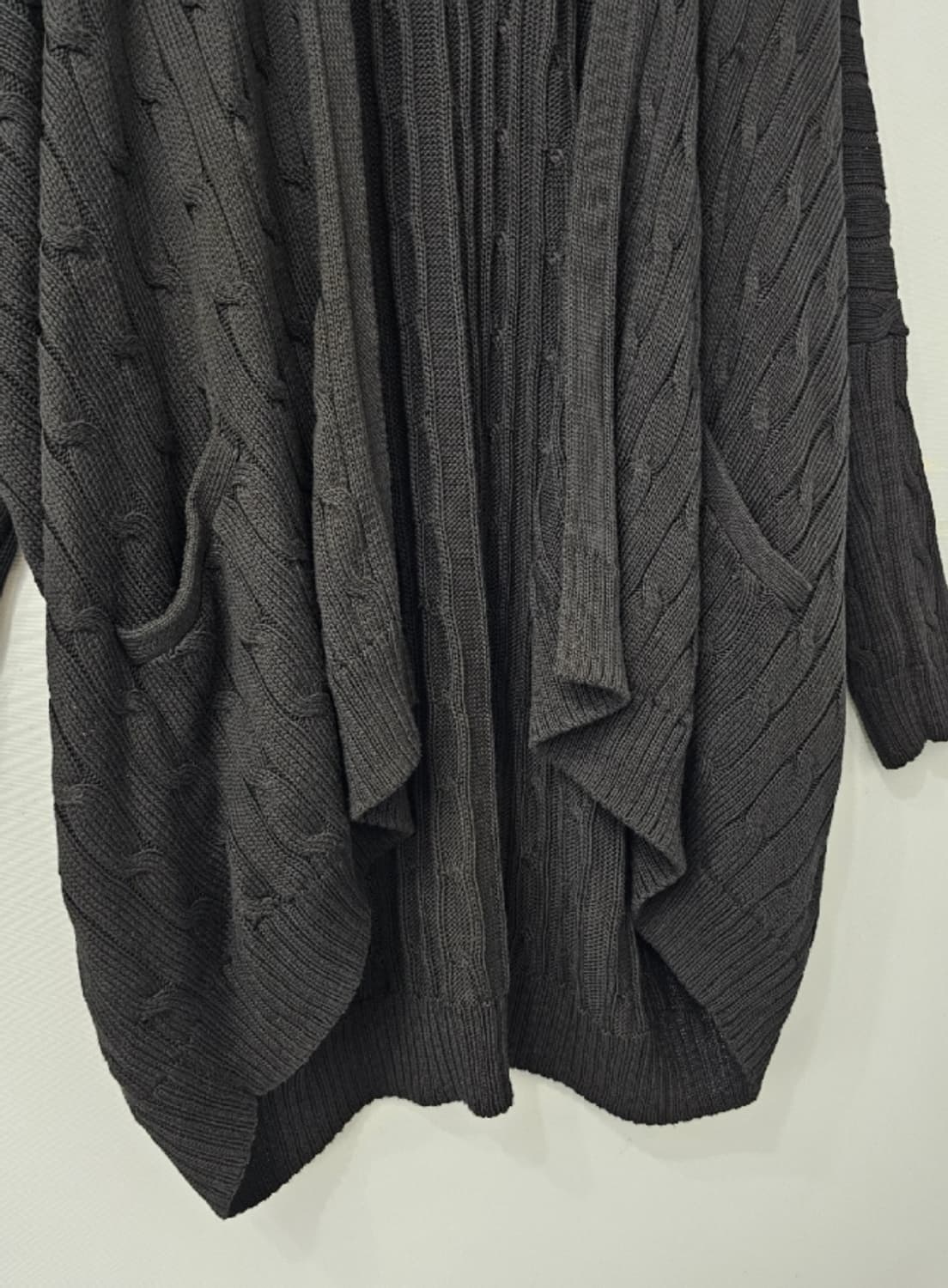 폴로 케이블 가디건 케이프 100 상품이미지6