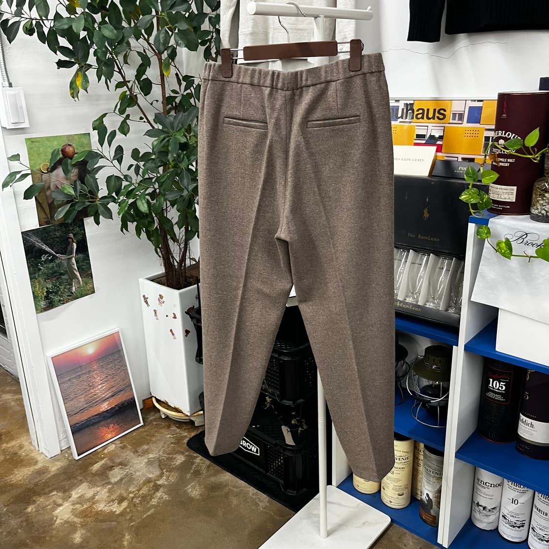 더캐시미어 울/캐시미어 블렌드 팬츠 67-98 상품이미지4