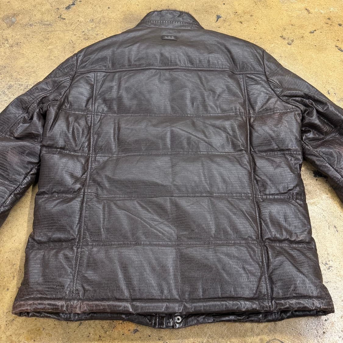 [정품/105] LDS sport 양가죽 패딩 자켓 b14 상품이미지4