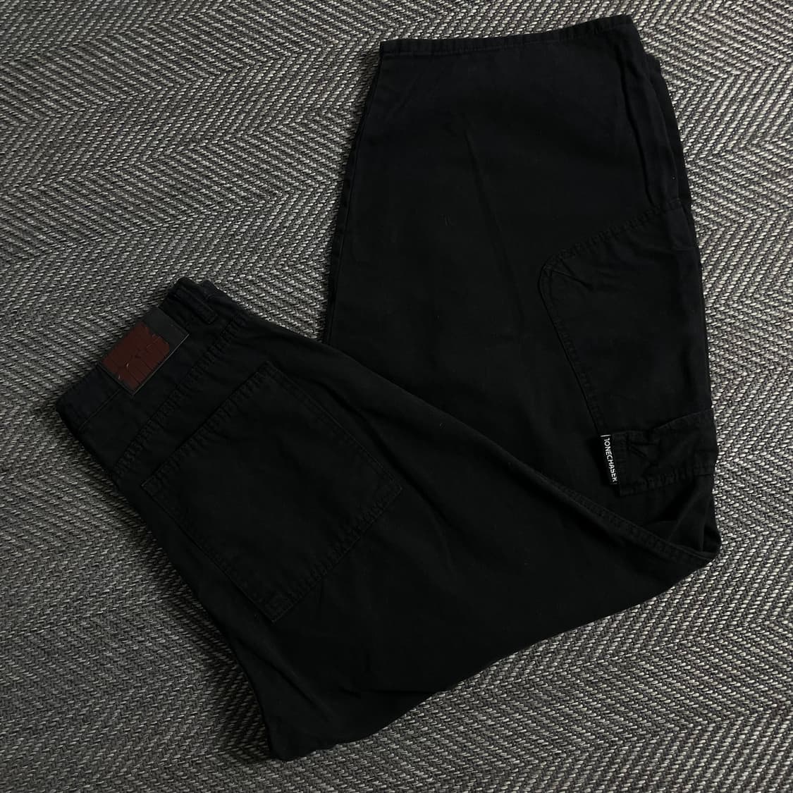 빈티지 벌룬핏 카고 퍼티그 팬츠 블랙 y 3411 상품이미지1