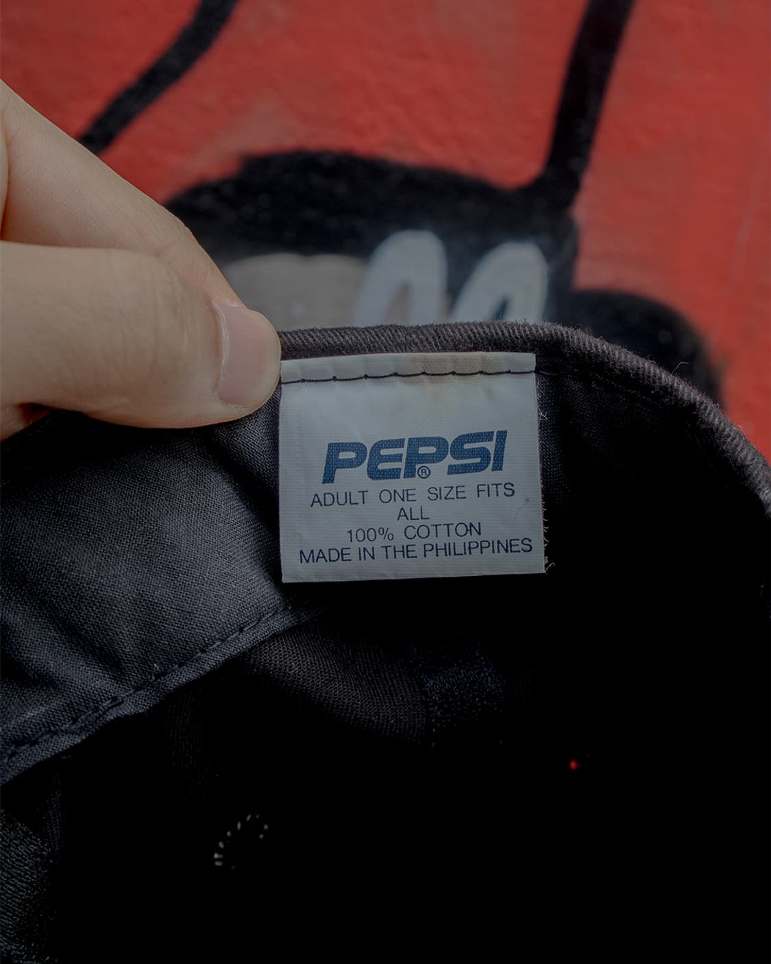 90s Vintage Pepsi logo 캡 상품이미지4