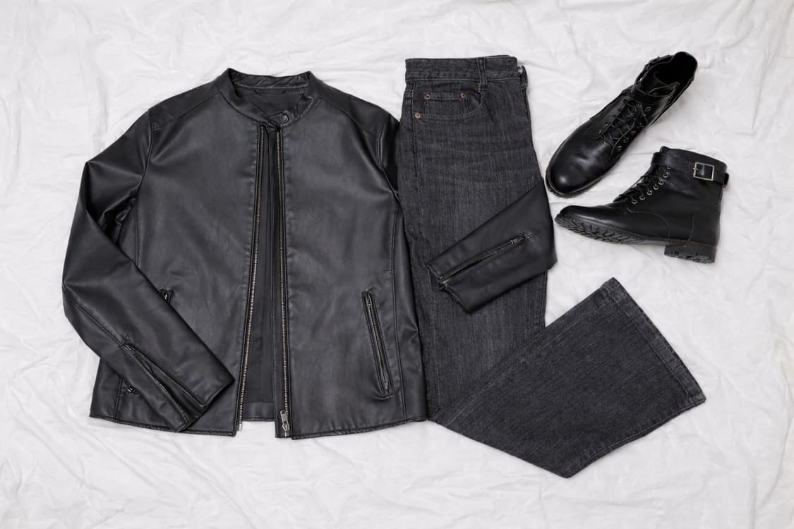 빈티지 레더자켓 상품이미지1