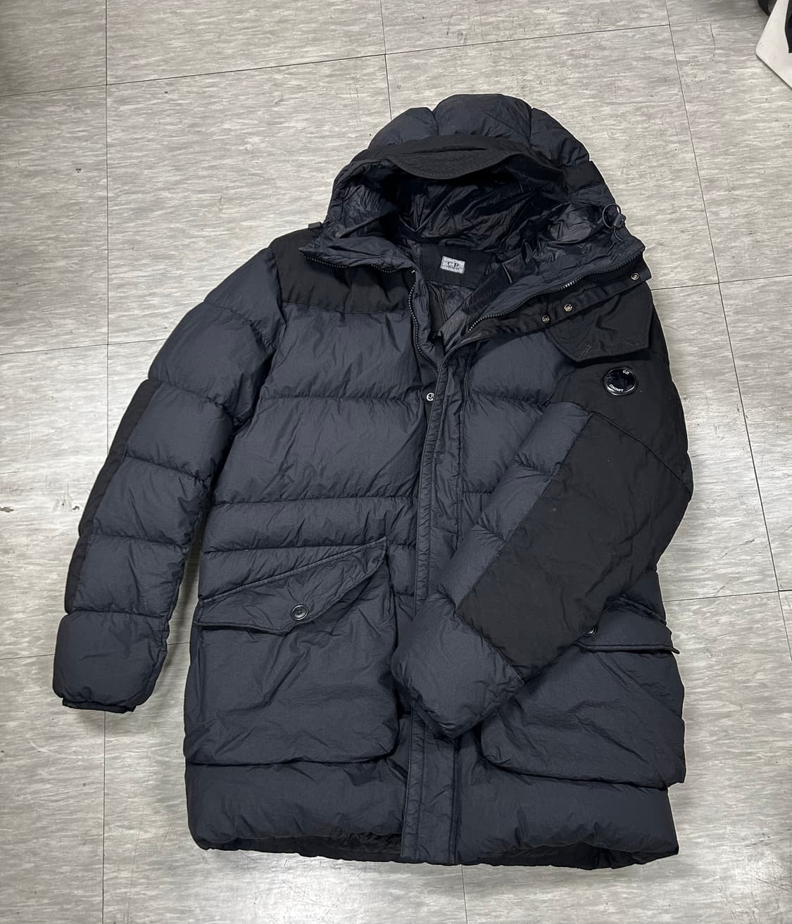 C.P.컴퍼니 블랙 덕다운 패딩 점퍼 110 상품이미지2