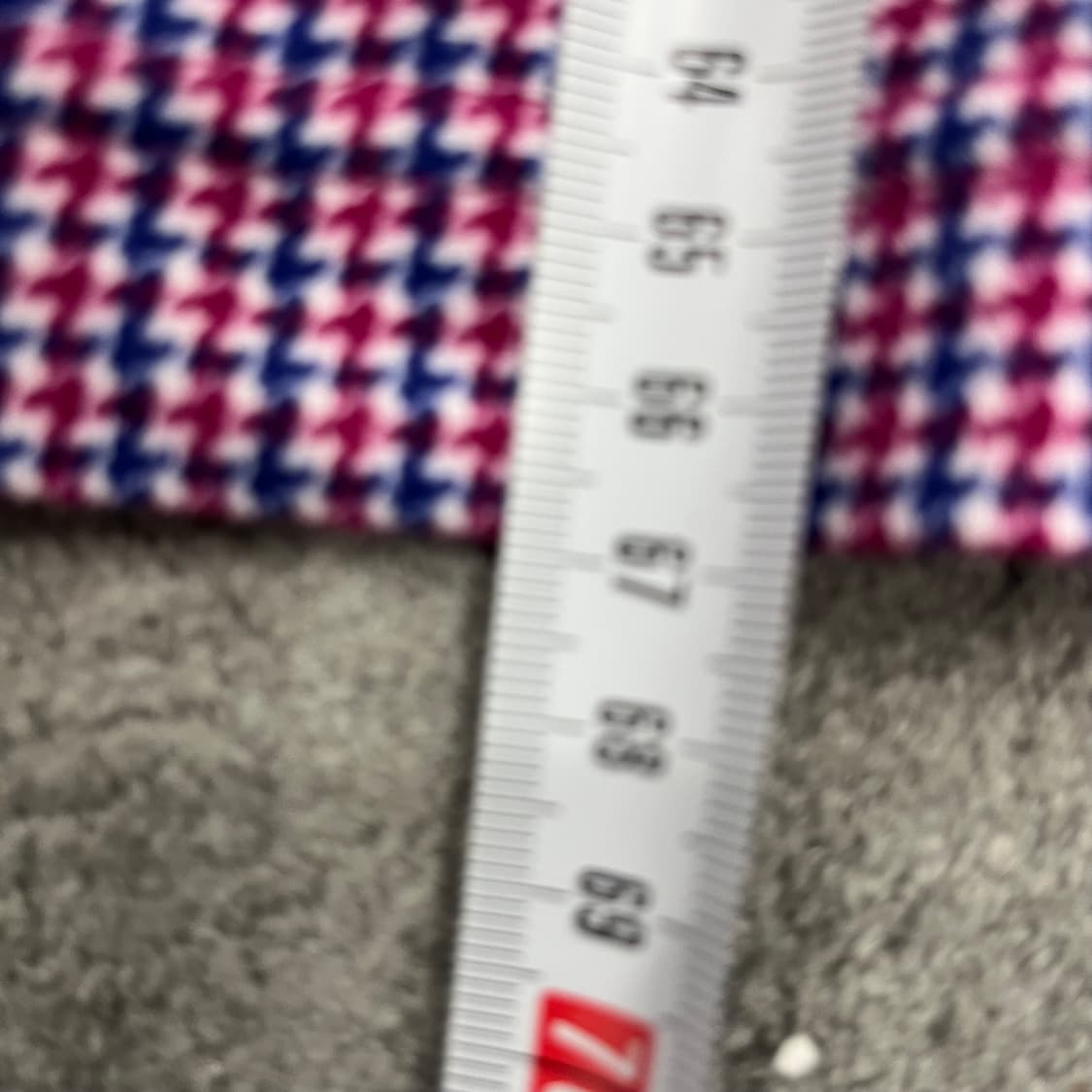 95 루이까스텔 체크 긴팔 카라 티 상품이미지9