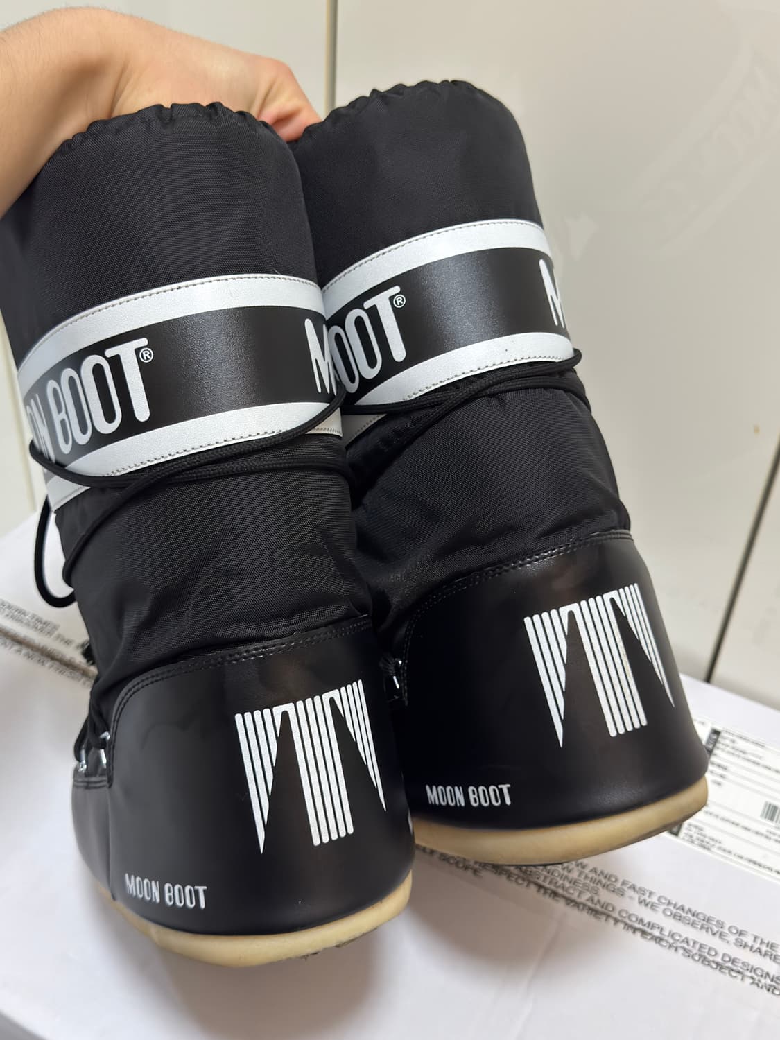 문부츠 아이콘 롱부츠 블랙 35-38 상품이미지8