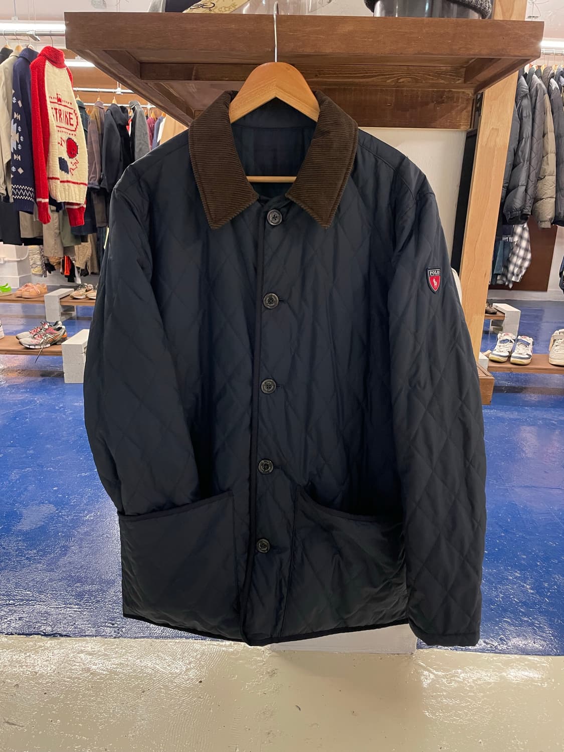PRL 폴로 랄프로렌 블랙와치 리버시블 퀼팅 자켓 상품이미지7