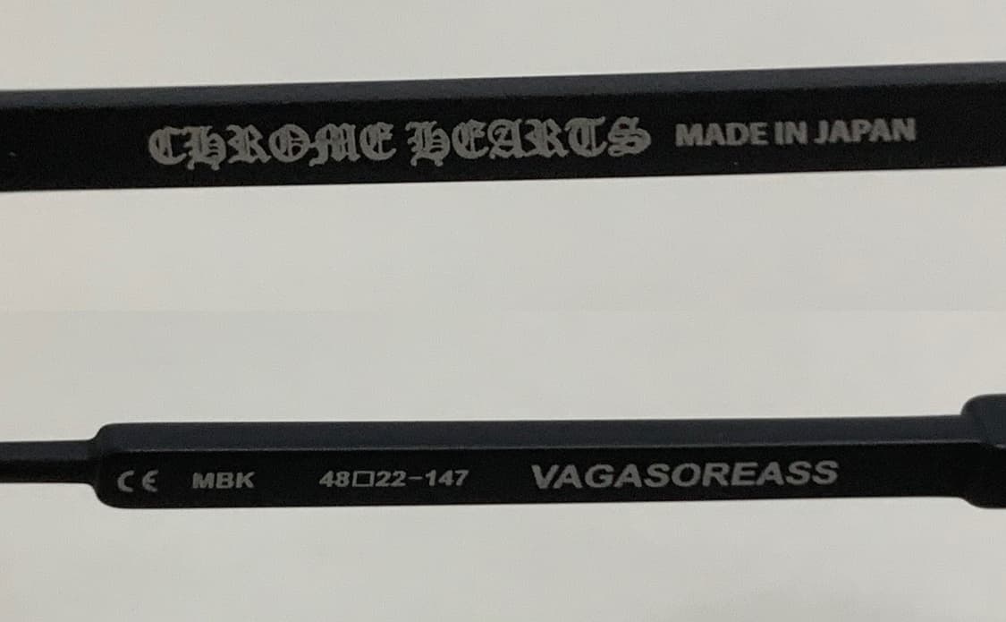 크롬하츠 바가솔레스 매트블랙 안경 [MBK] 상품이미지9