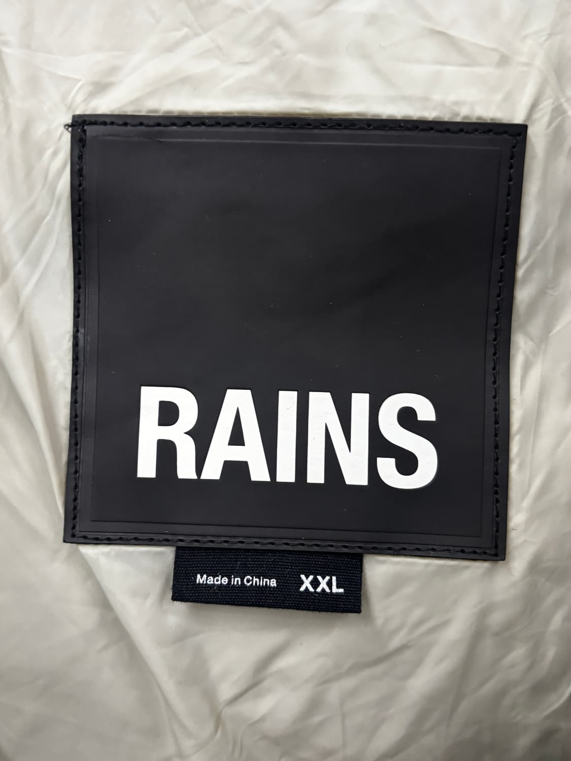 Rains 레인스 롱 푸퍼 자켓 시멘트 XXL 상품이미지4