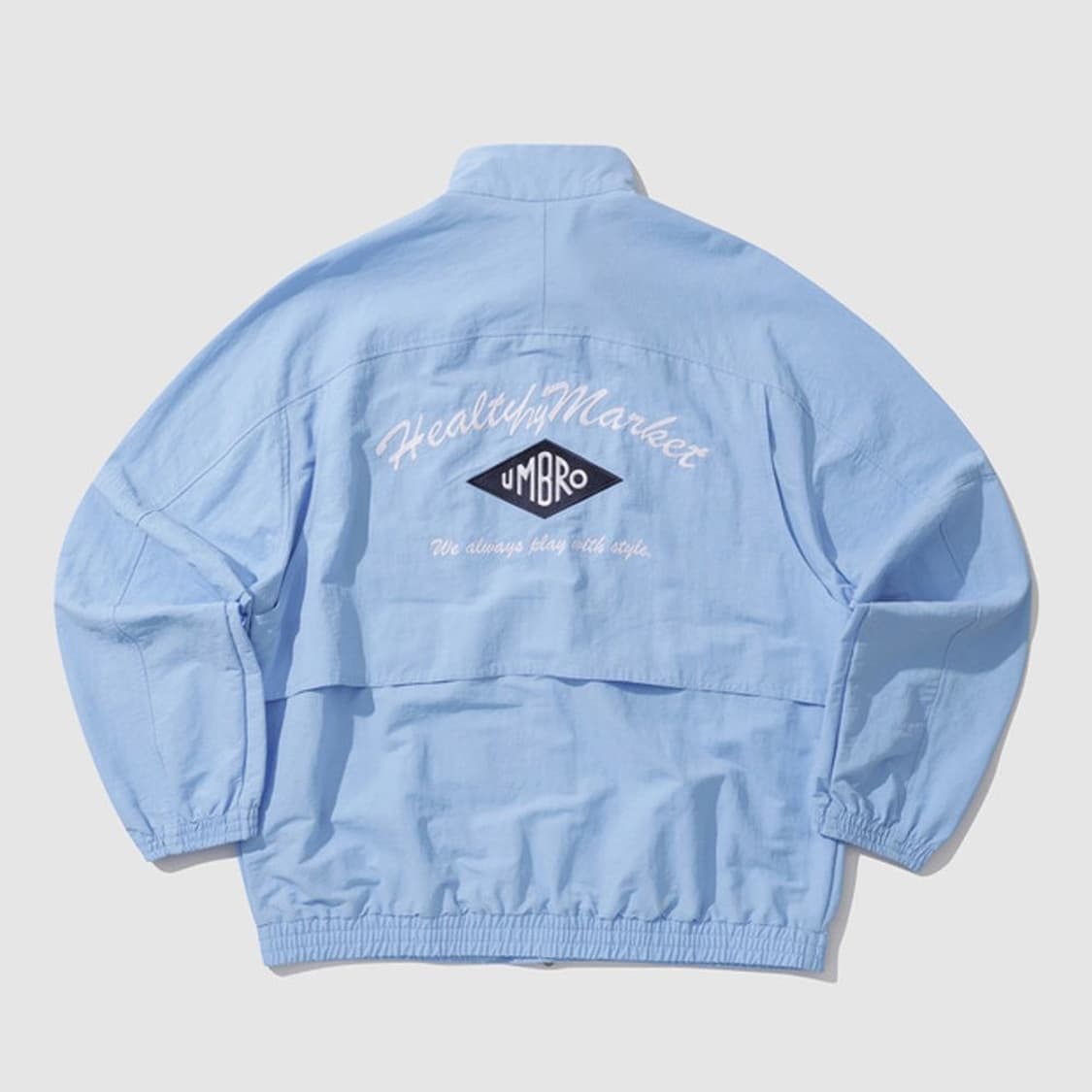 엄브로 자수로고 투웨이 블루종 상품이미지2