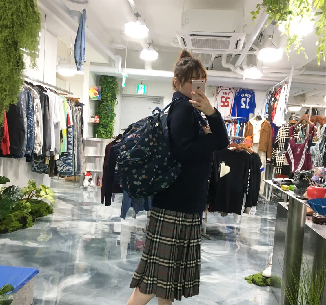 잔스포츠 하트 패턴 백팩 상품이미지5