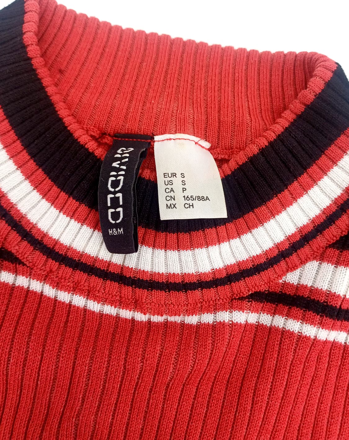 절판된y2k 니트 h&m 긴팔 티셔츠 블루종치에미 착용 상품이미지5