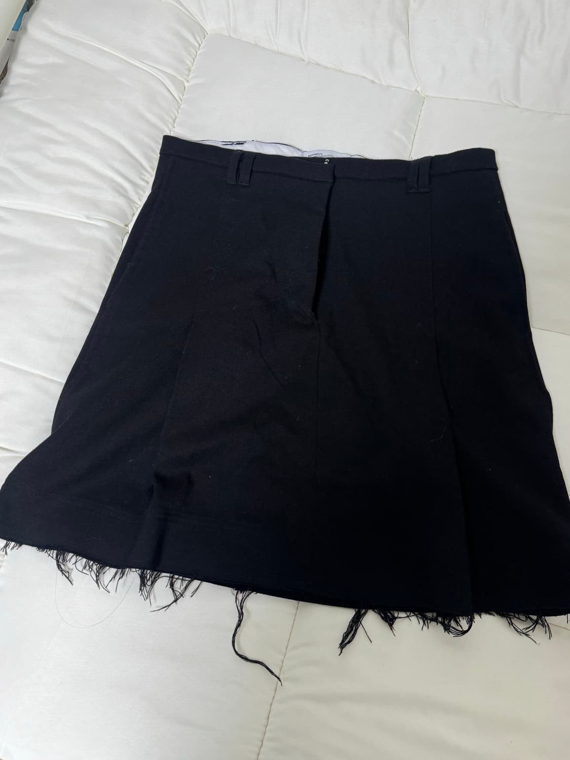 파르티멘토 우먼 컷 오프 플리츠 미디 스커트 상품이미지4