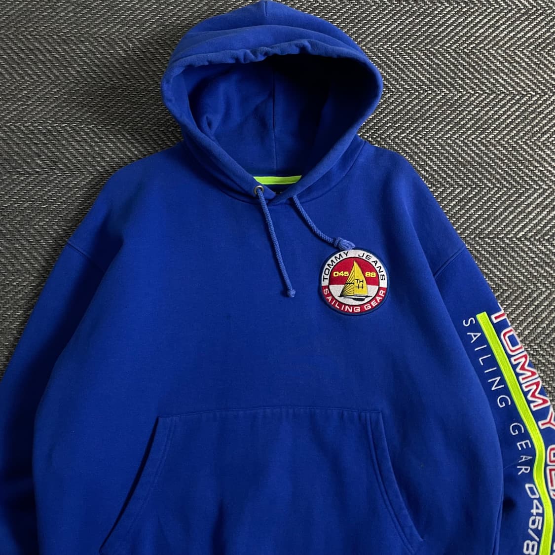 타미힐피거 세일링기어 빅로고 후드 티셔츠o 3866 상품이미지4