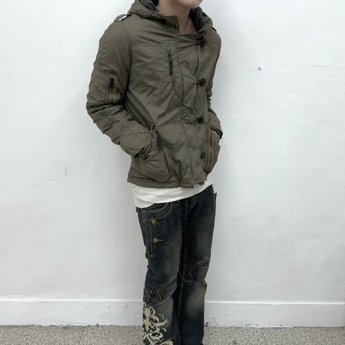 Back number Khaki utility jacket 상품이미지1