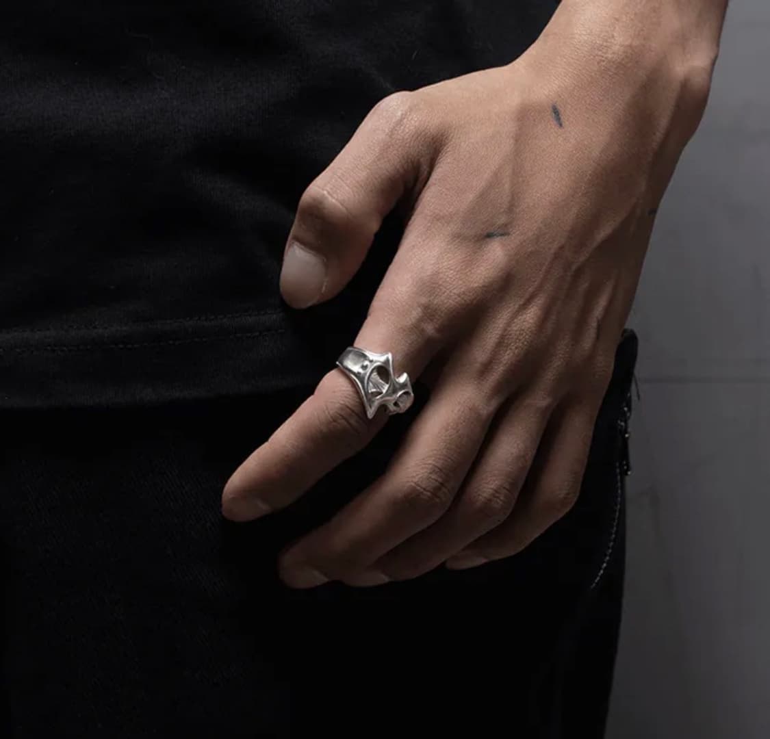 리커버리 X 케인켄헨 셀렉터 링 - 스털링 실버 상품이미지5