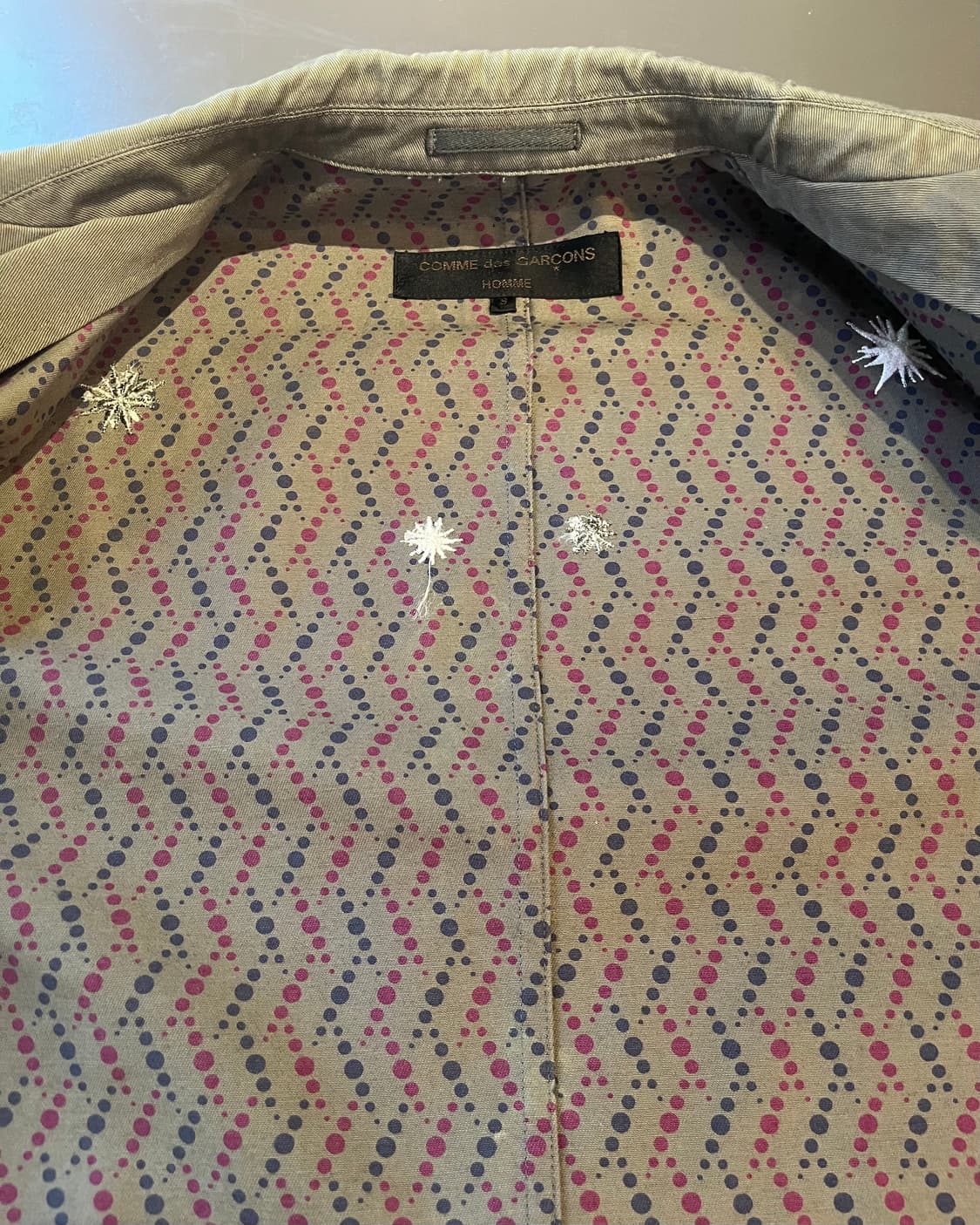 꼼데가르송 옴므 코튼 워크 자켓 (일본· 2002년) 상품이미지4