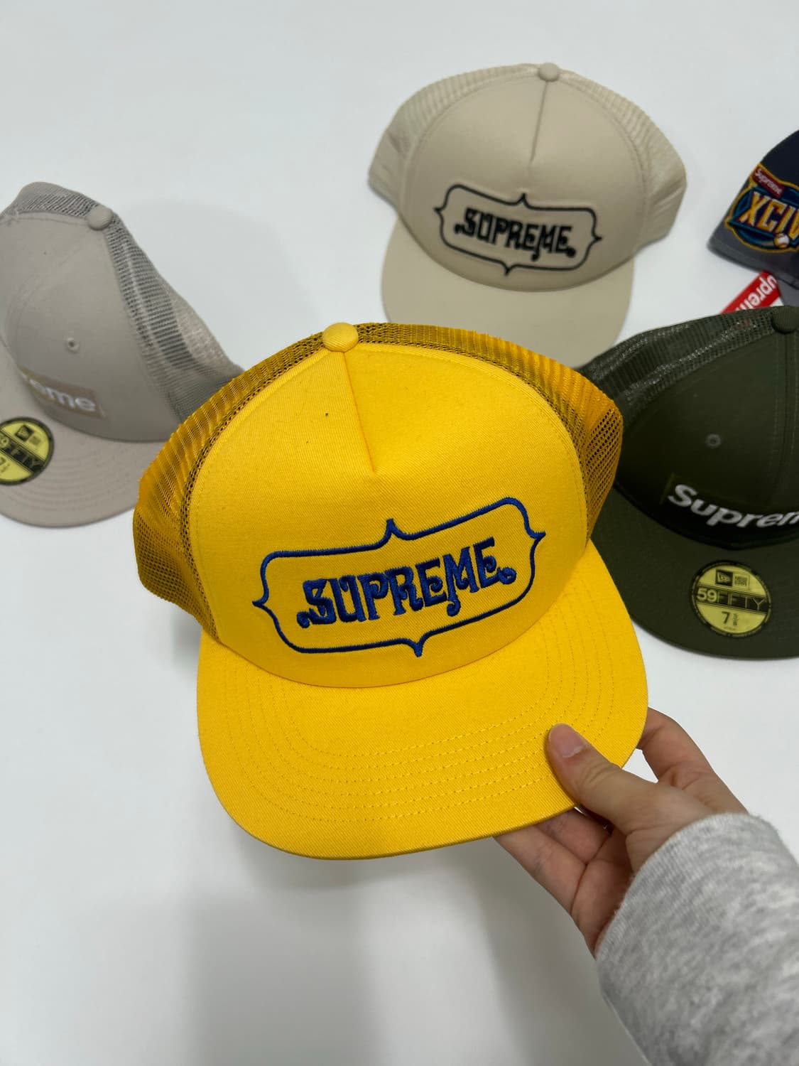 슈프림 x 뉴에라 박스로고 메쉬 캡 모자 5총사 상품이미지6