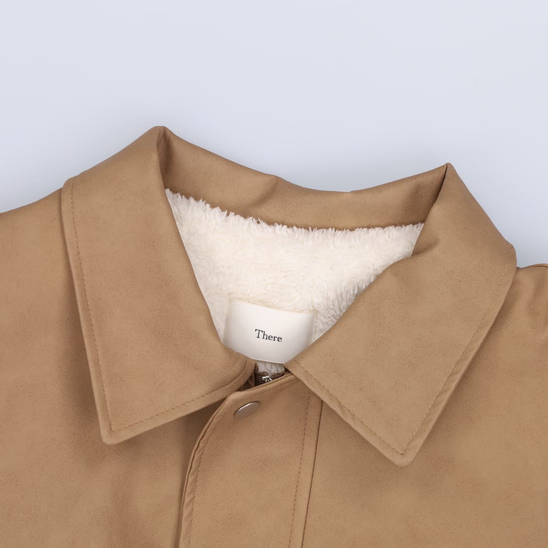 55정도 THERE 여성 레더 자켓 0202H1 상품이미지4