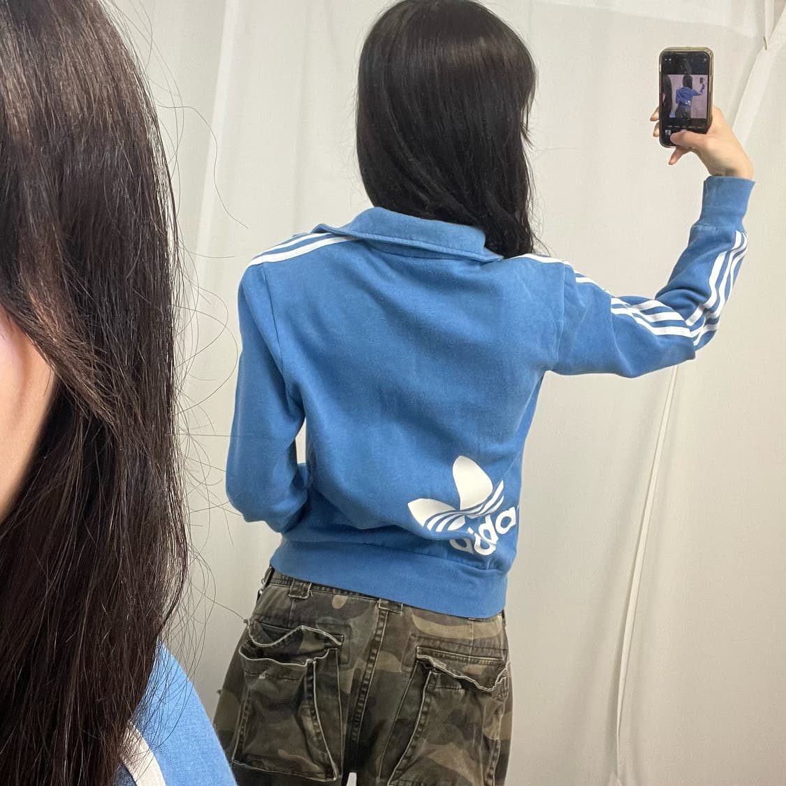 Adidas sky blue Firebird cotton jersey 상품이미지5