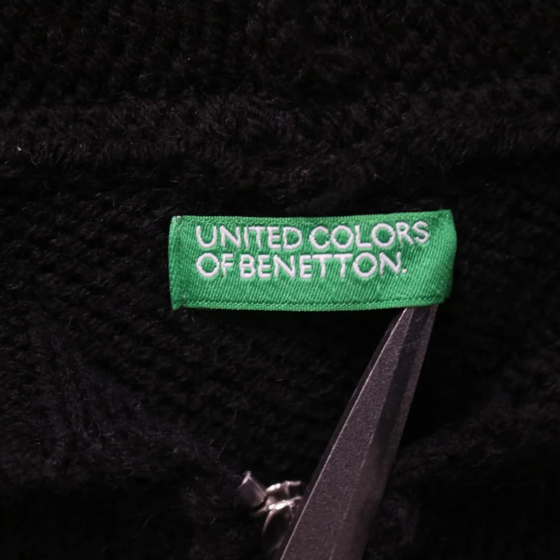 베네통 노르딕 울 혼방 니트 후드 집업 60590 상품이미지6