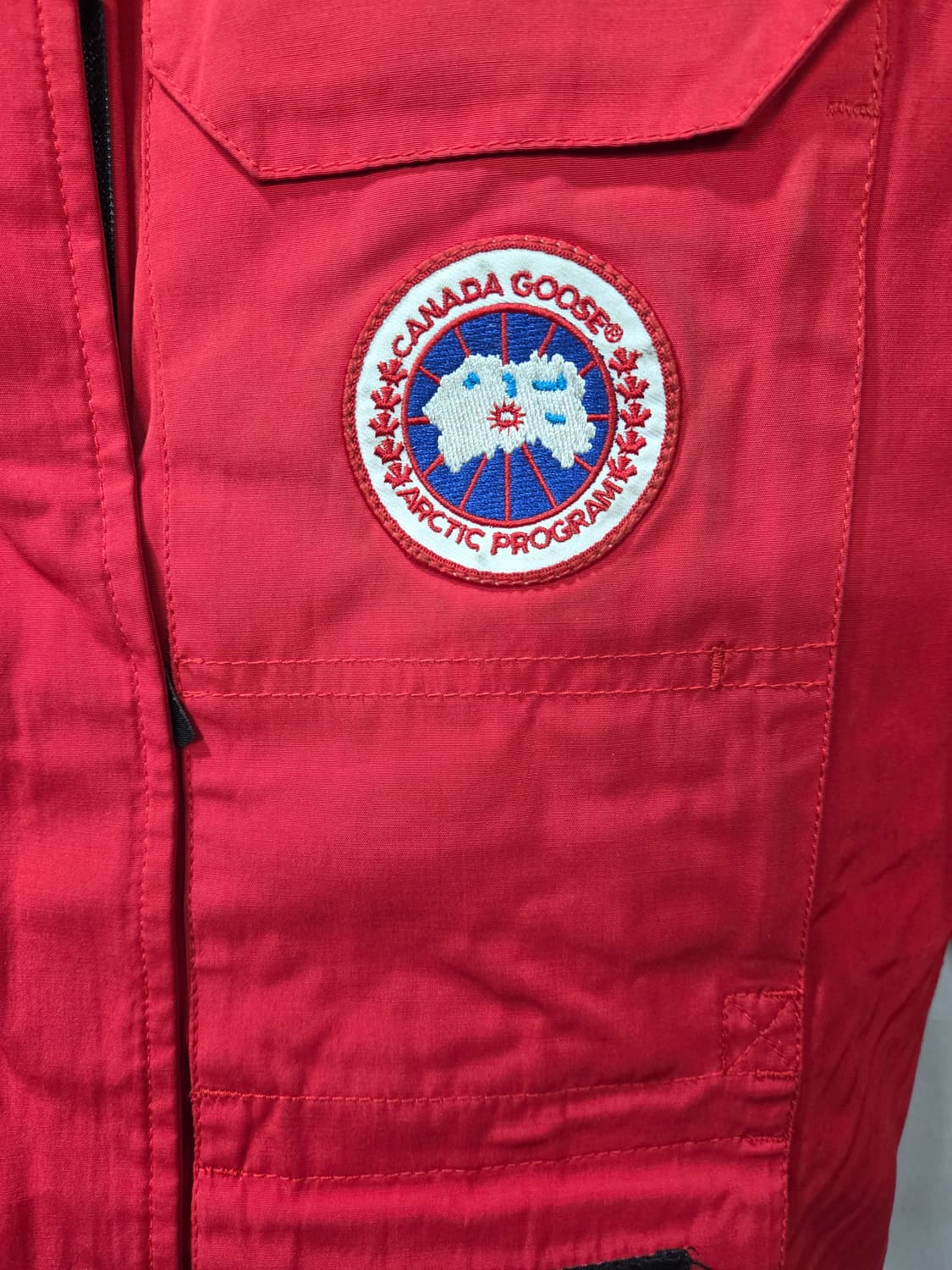 캐나다구스 패딩 레드 여성 상품이미지6