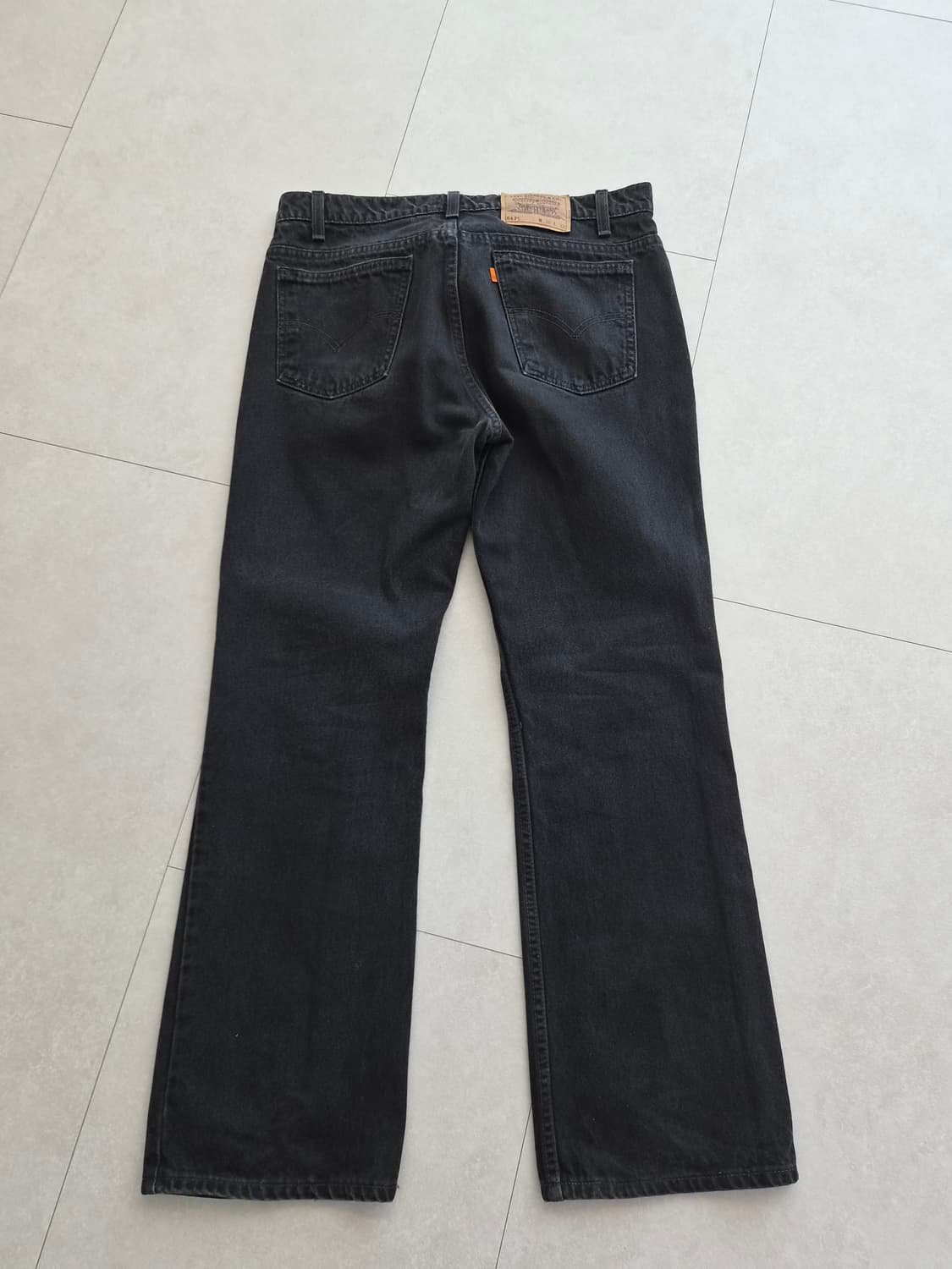 빈티지 리바이스 517 블랙 블랭크탭 36x32 상품이미지6