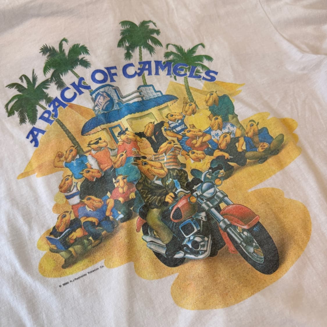  90S 카멜 CAMEL 포켓 로고 티셔츠 L 추천 상품이미지2